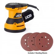 JCB Corded 125mm Orbital Sander - 21-RO125